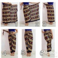 Jual Rok Lilit Serut R009 | Wrap Skirt (Free Ring) | Bawahan Kebaya Murah