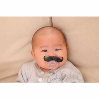 Jual Empeng lucu unik, empeng berkumis, pacifier, dot berkumis bayi anak Murah