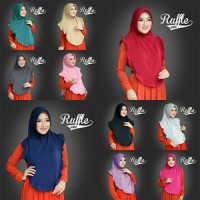 Jual Hijab Instant Ruffle Bergo Murah