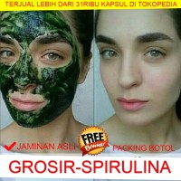 Jual Masker Spirulina Jaminan Asli 100% Kualitas Import - Kapsul - Murah Murah