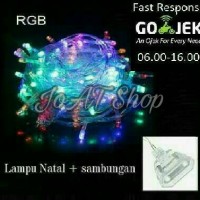 Jual tumblr led RGB lampu hias natal dekor resto caffe rumah MURAH 10M Murah