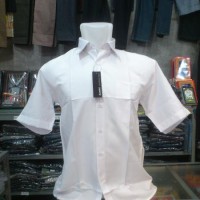 TERLARIS SPESIAL Kemeja Pria, Formal, Kantor, Lengan Pendek Putih