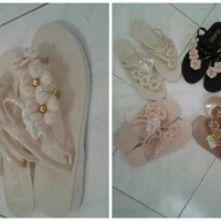 sendal Sandal Wanita Perempuan Remaja Anak Plastik Spoon