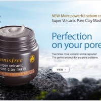 Jual innisfree super volcanic pore clay mask masker wajah korea Murah