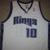 NWT Sacramento Kings Mike Bibby NBA Basketball Jersey Sewn 52 Authenti