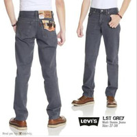 celana jeans levis 505. reguler/standar/besic warna abu-abu untuk pria
