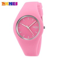 Jam Tangan Wanita SKMEI 9068 Original Anti Air 30M - Baby Pink