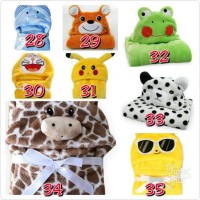 Jual Selimut Topi Boneka Carter / Selimut Topi Bayi / Selimut Karakter Murah