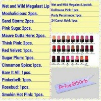 Jual Wet and Wild Megalast Lipstick Murah