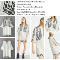 Jual 13
WST 11512 Embroidery Tied Dress Murah
