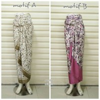 Jual Rok Lilit Serut R026 Semi Sutera Halus | Bawahan Kebaya | Wrap Skirt Murah