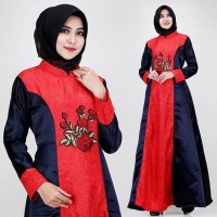 mewah velvet gamis maxy longdress xl muslimah baju lebaran pesta maxi