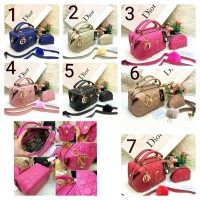 Tas wanita dior doctor set pouch super