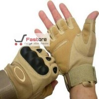Jual Sarung Tangan Oakley Import Half Finger - Army Outdoor Sepeda Motor Murah