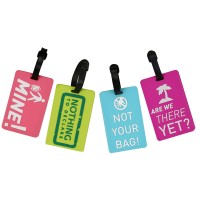 Jual Label Koper Luggage Tag dengan Tulisan Unik untuk Travel Murah