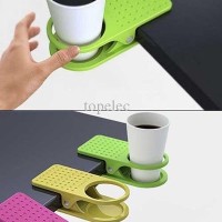 Jual TBO | Plastic Table Coffee Cup Holder Cup Clip Tempat Minum Meja Murah