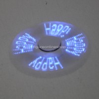 Jual TRI-SIDED FIDGET SPINNER LAMPU LED DENGAN TEXT LOVE Murah