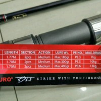 Joran Sambung Maguro King Viper 3 PE 6 170 Cm