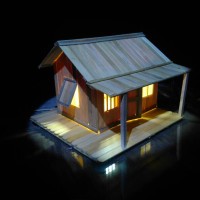 Jual Lampu Hias Tidur Miniatur Rumah Diorama Kado Ulang Tahun Unik Danbo Murah