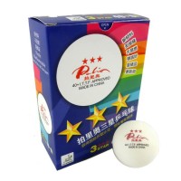 Bola Tenis Meja Pingpong Palio 3 Star 40+ Tanpa Sambungan