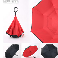 Jual SUPPLIER PAYUNG TERBALIK GAGANG C REVERSE UMBRELLA Murah