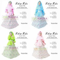 Gamis Anak Felisa Kids Ori Naura Longdress Maxi Katun Jepang