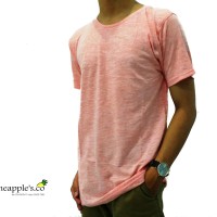 Jual kaos polos pria lengan pendek peach katun Murah