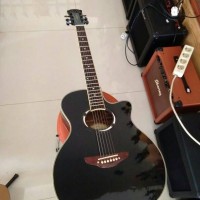 Jual Gitar Akustik Marfill APX Black Original Banyak Bonusnya Murah