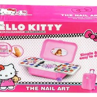 Jual Mainan Alat Make Up anak Hello Kitty The Nail Art (Koper) Murah