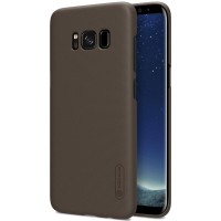 Jual Nillkin Super Frosted Shield Hard Case Samsung Galaxy S8 Ori - Brown Murah