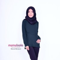 Jual Manset Menyusui Mamalooks Dark Grey Murah