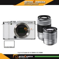 Jual Fuji X-A2 Double Kit 16-50MM & 50-230MM Murah