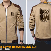Jual Jaket Anime Attack On Titan Hybrid Canvas Jacket (JA SNK 63) Murah