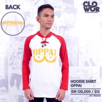 Jual Hoodie Shirt Oppai Anime One Punch Man Kaos Lengan Panjang DIstro Murah