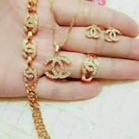 Jual set Chanel ( xuping perhiasan lapis emas ) Murah