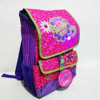 Jual Backpack Twinkle Toes Fab Floral Rucksack Pink Menyala Murah