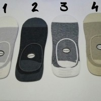 Jual PREMIUM KAOS KAKI PRIA INVISIBLE SOCKS WITH GEL ANTI LECET TUMIT Murah