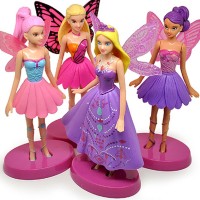 Jual Figure Barbie Wings Beautiful Mariposa Fairy Princess Figure 4pc Murah
