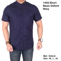 Jual baju cowok hitam polos pendek slim Murah