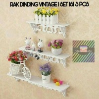 Jual Rak dinding Ambalan rak hias rak melayang isi 3buah Murah