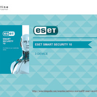 Jual Antivirus ESET NOD32 Smart Security 10 3 PC 1 Tahun Murah