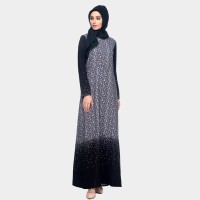 Mezora Dress Gamis Muslimah Motif Cantik - Kayana Collar Dress