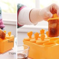Jual Cetakan ES Krim / Cream / Lolipop/ Lilin Jelly Gagang WARNA PERSEGI Murah