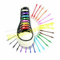 Jual Tali sepatu V-Tie silicone karet sepatu hickies shoelaces tas sandal Murah