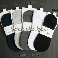 Jual Kaos Kaki Pendek Polos Hidden Socks Invisible Socks Pria dan Wanita Murah