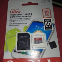 Jual SanDisk Micro SD 16GB 80 MB/s Murah