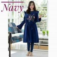 Jual Dress Simple Elegant Embroidery Tunic Murah