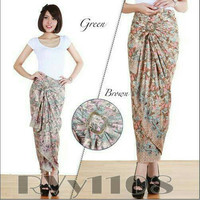 Jual Bytava (Rok Lilit Batik Modern) Wrap Maxi Skirt RVy Murah