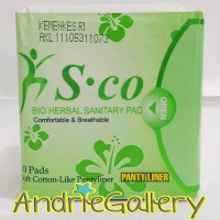 Jual S.co Bio Pembalut Herbal | S co PantyLiner | Sco Original Murah