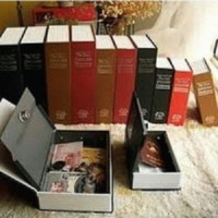 Jual BookSafe 180 x 155 x 55 mm Buku Brankas Kunci Library Perpustakaan Art Murah
